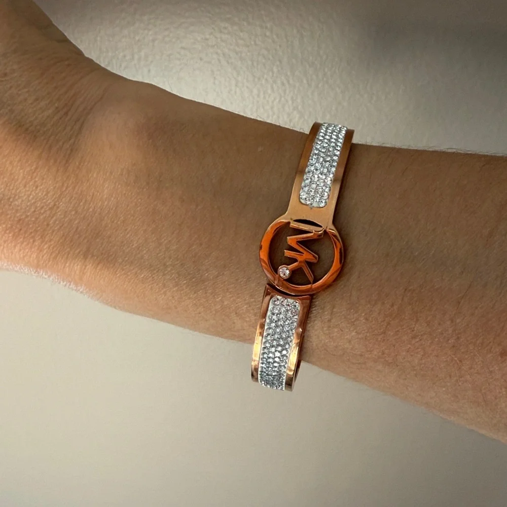 Michael Kors Two-Tone Crystal Bracelet - Picture 3 of 4